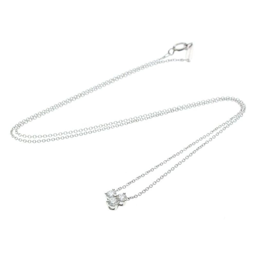 Tiffany & Co. Aria Pendant Platinum And Diamonds Silver Platinum Necklace